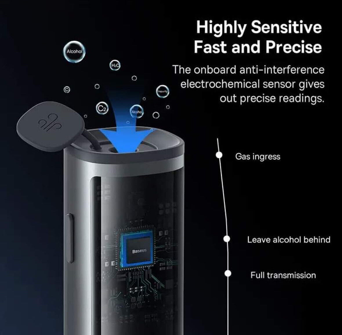Premium Professional LCD Digital Breath-Alcohol Tester Breathalyser SelfAnalyzer UK Approved